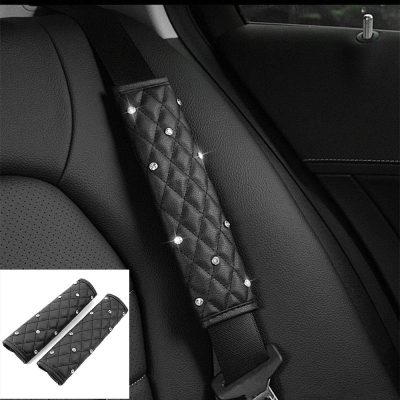 2 PCS  Car Seat Belt Covers Seatbelt Safety Belt Pad Luggage Bag Shoulder Cover for Adults Women