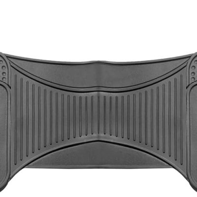 Car Floor Mats - Heavy-Duty Rubber Floor Mats for Cars, Universal Fit Rear Set, Trimmable Automotive Floor Mats,  Floor Mats For Most Sedan, SUV, Truck Floor Mats Gray