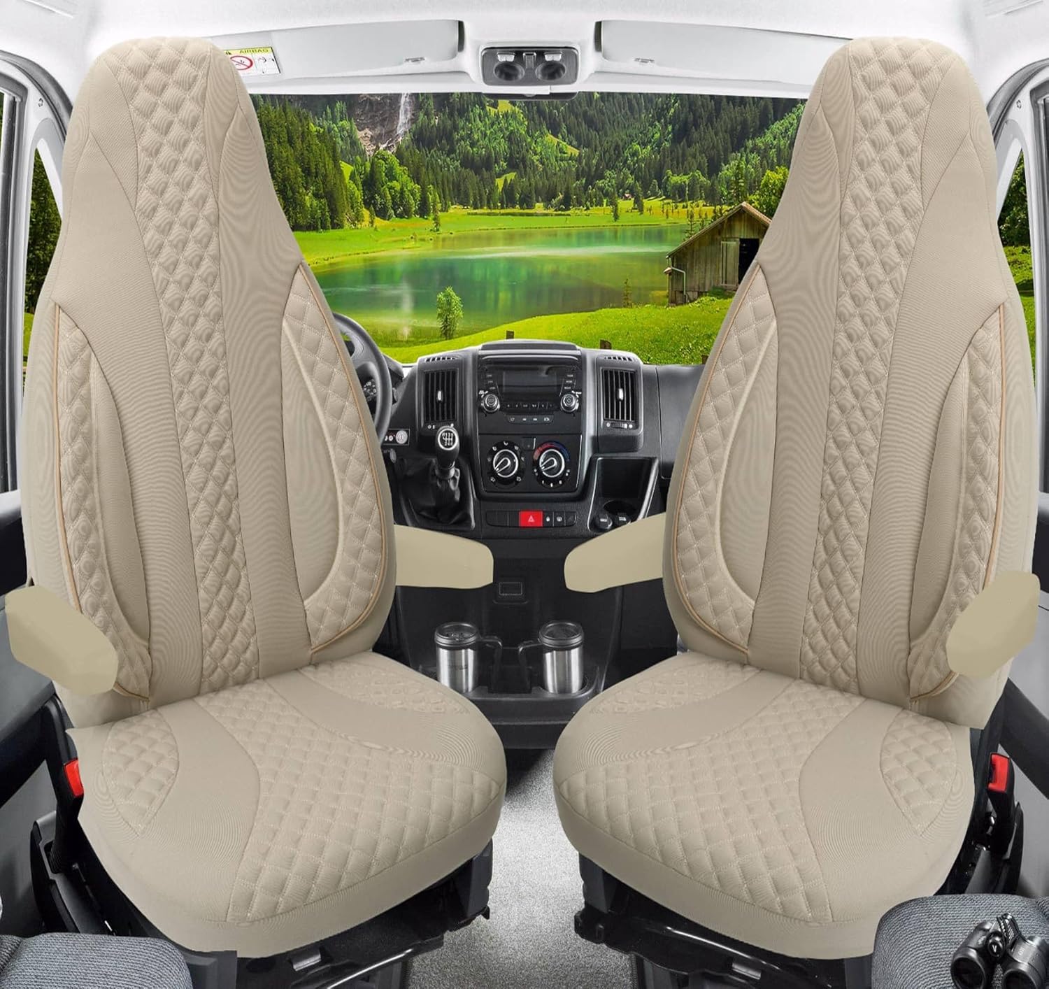 Motorhome Seat Covers for Challenger C194 Alkoven (WPL405) - Image 2